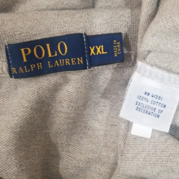 Polo by Ralph Lauren men's xxl tan brown blends - Picture 8 of 8